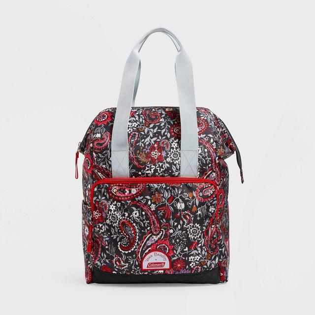 Vera Bradley + Coleman 10.5qt Cooler Backpack - Eden Paisley Gray