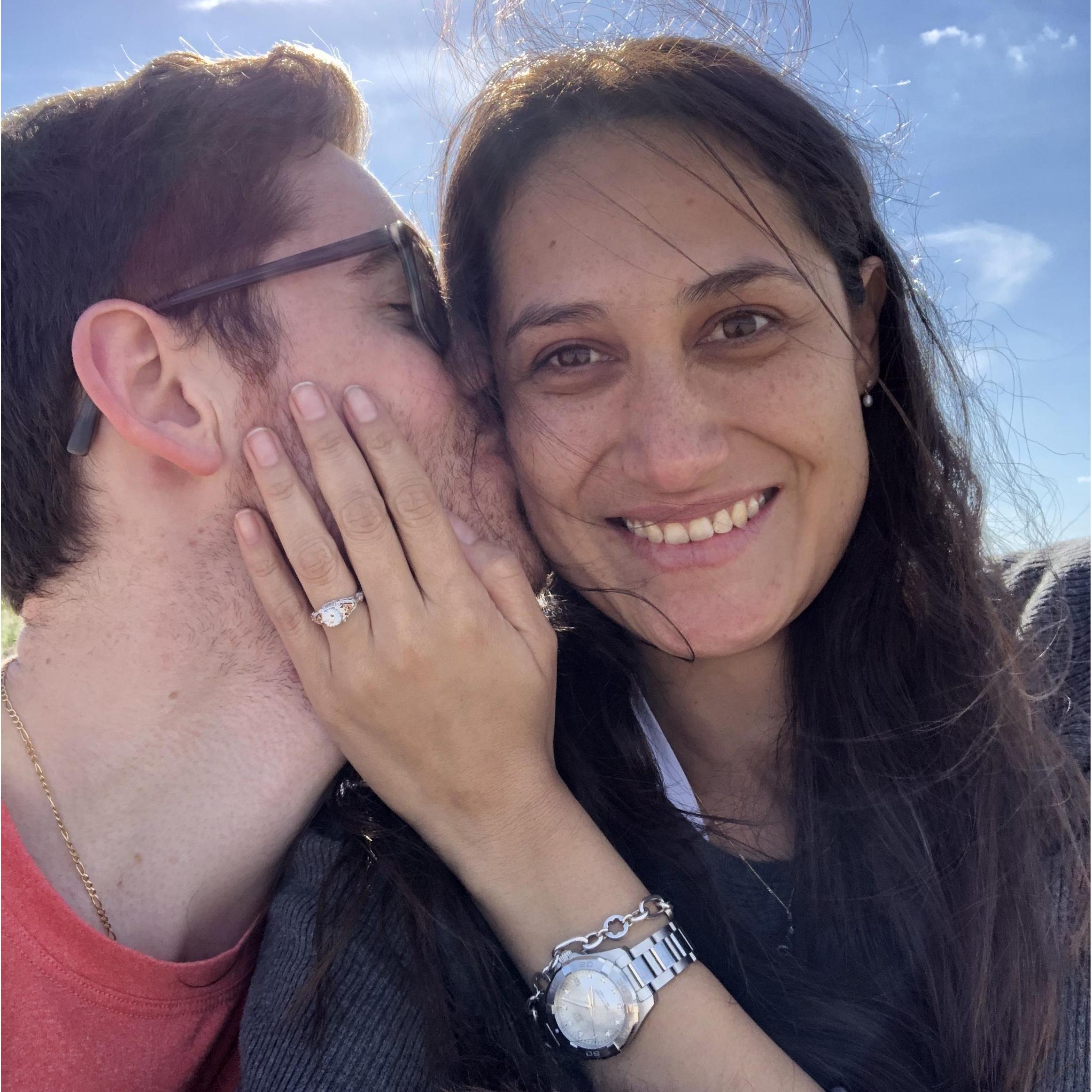 She said 'Yes!' at the Jersey Shore!