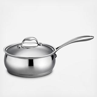 Gourmet Stainless Covered Domus Sauce Pan