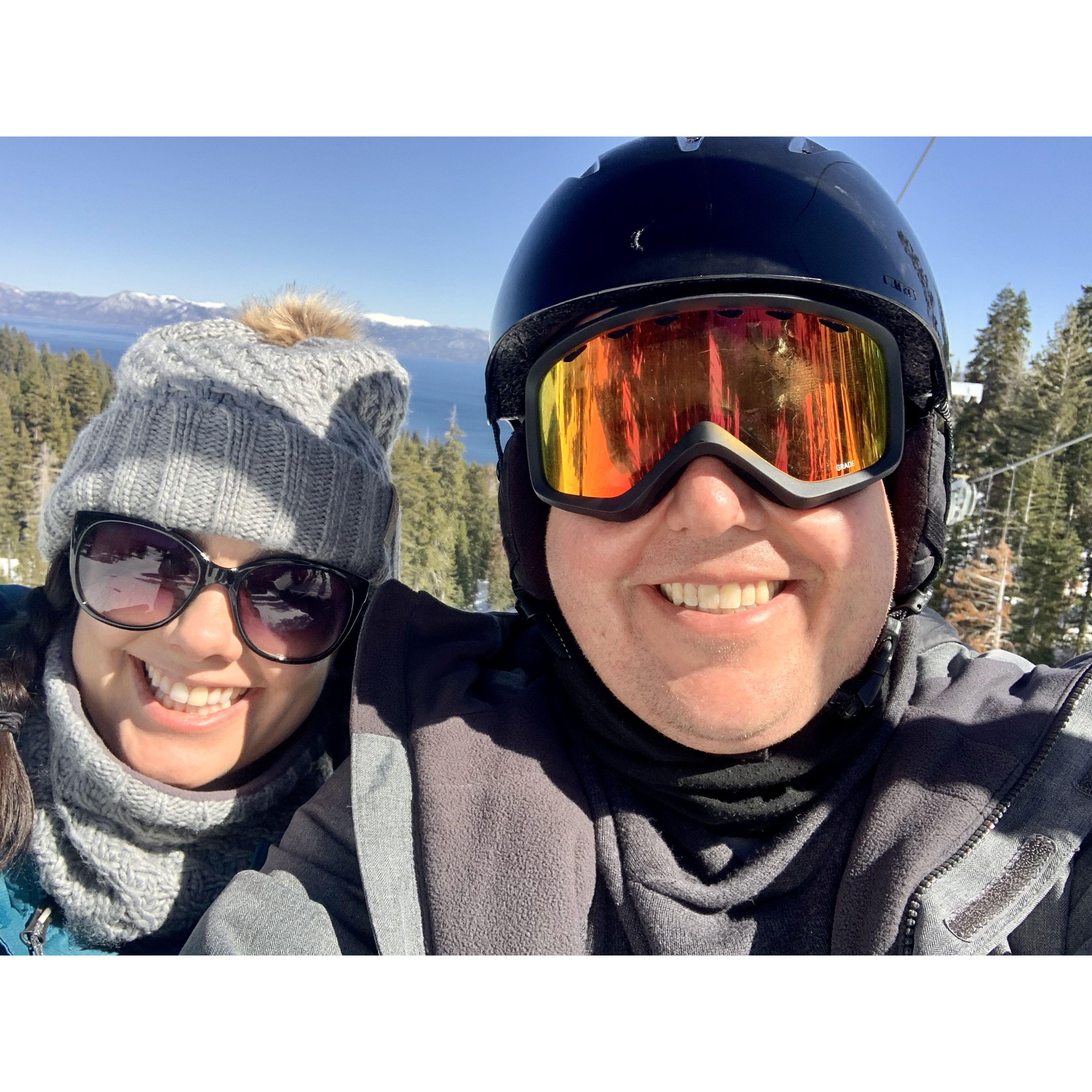 Our sad attempt at skiing and snowboarding after far too many years off