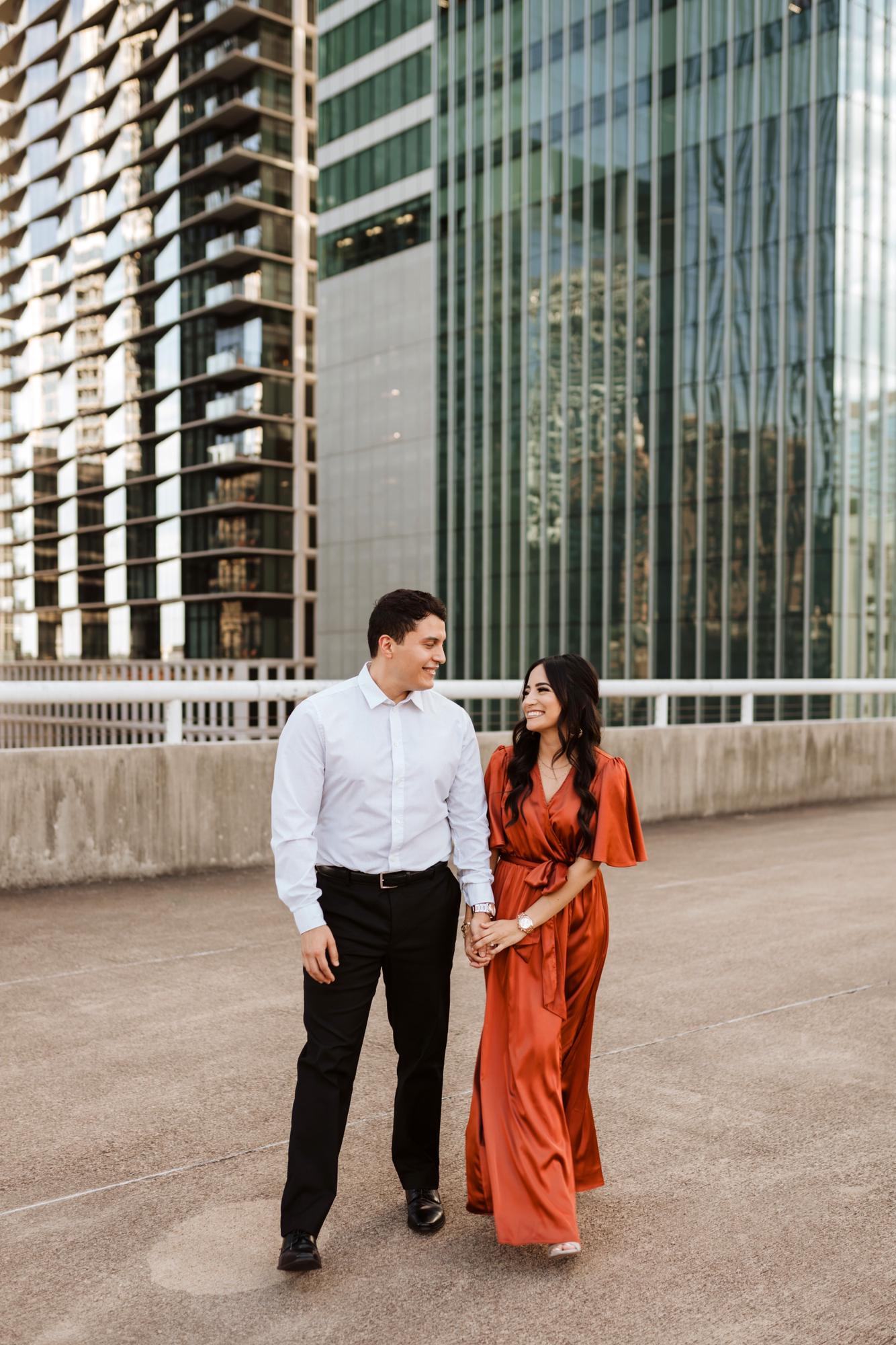 Engagement pictures with our amazing photographer in downtown Austin!