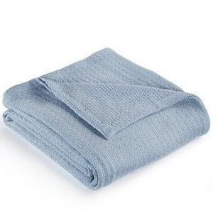 Classic 100% Cotton Twin Blanket in Khaki