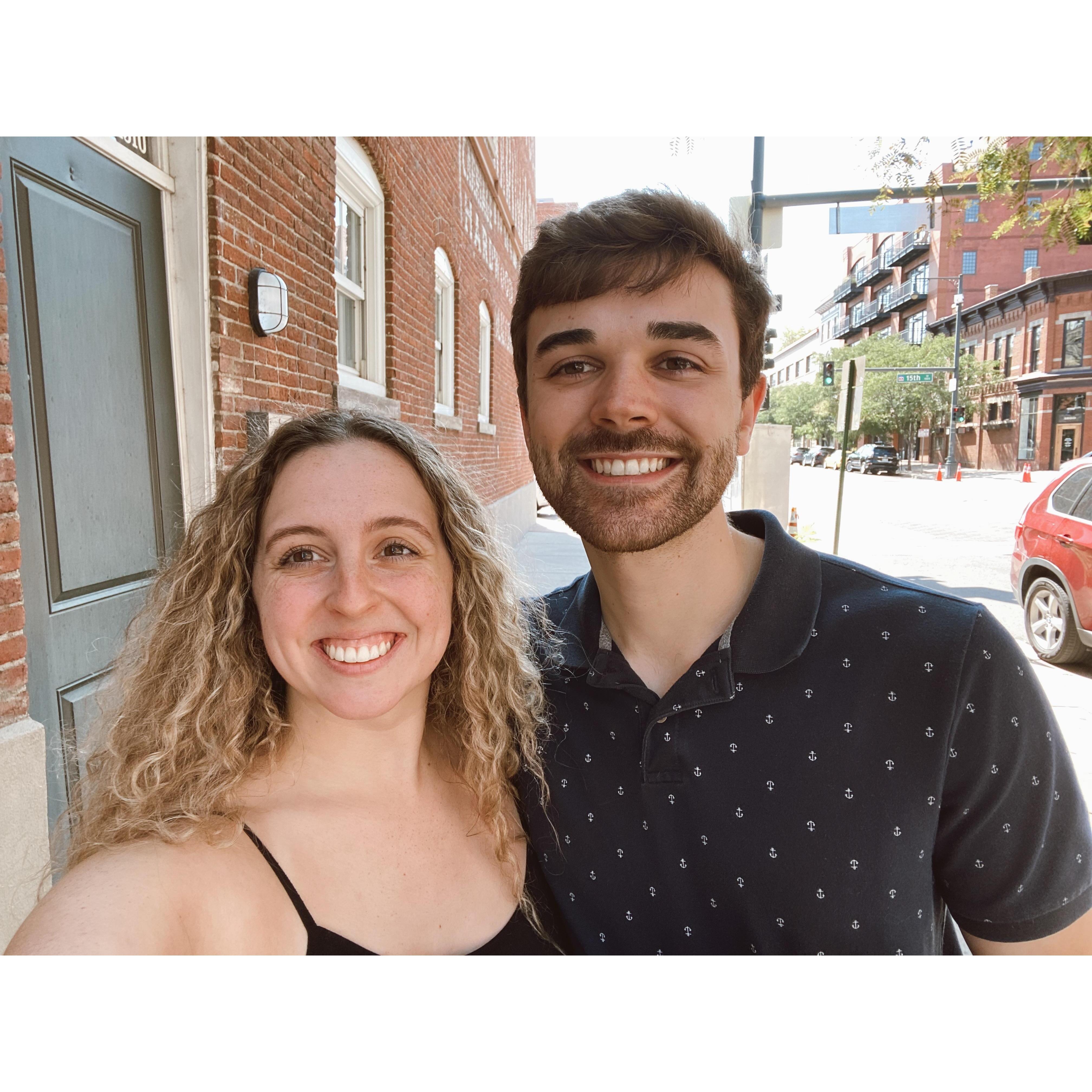 Got to show Zach around my favorite city -- Denver!