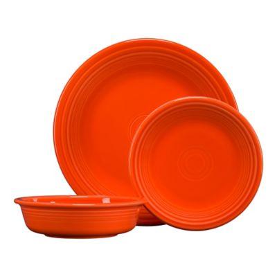 Fiesta® 3-Piece Classic Place Setting in Poppy