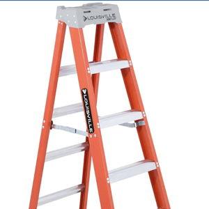 Louisville Ladder 6-Foot Fiberglass Step Ladder, 300-Pound Load Capacity, Type IA, FS1506