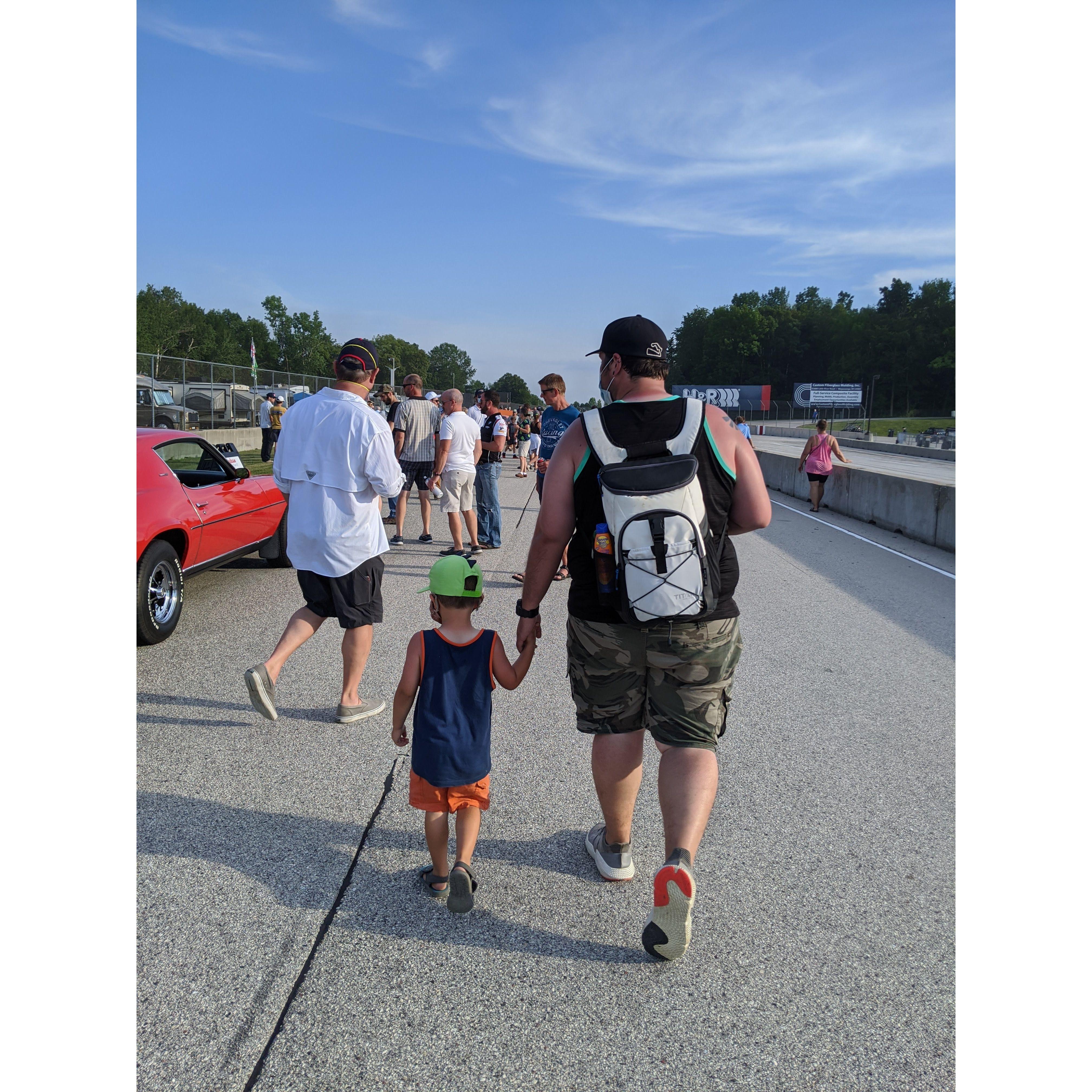 Dylan and Vinny at Road America
