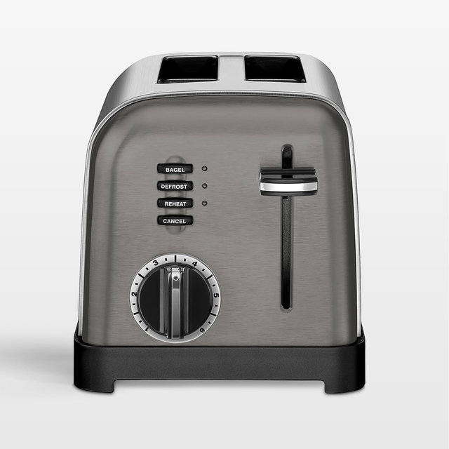 Cuisinart ® Black Stainless Steel 2-Slice Toaster