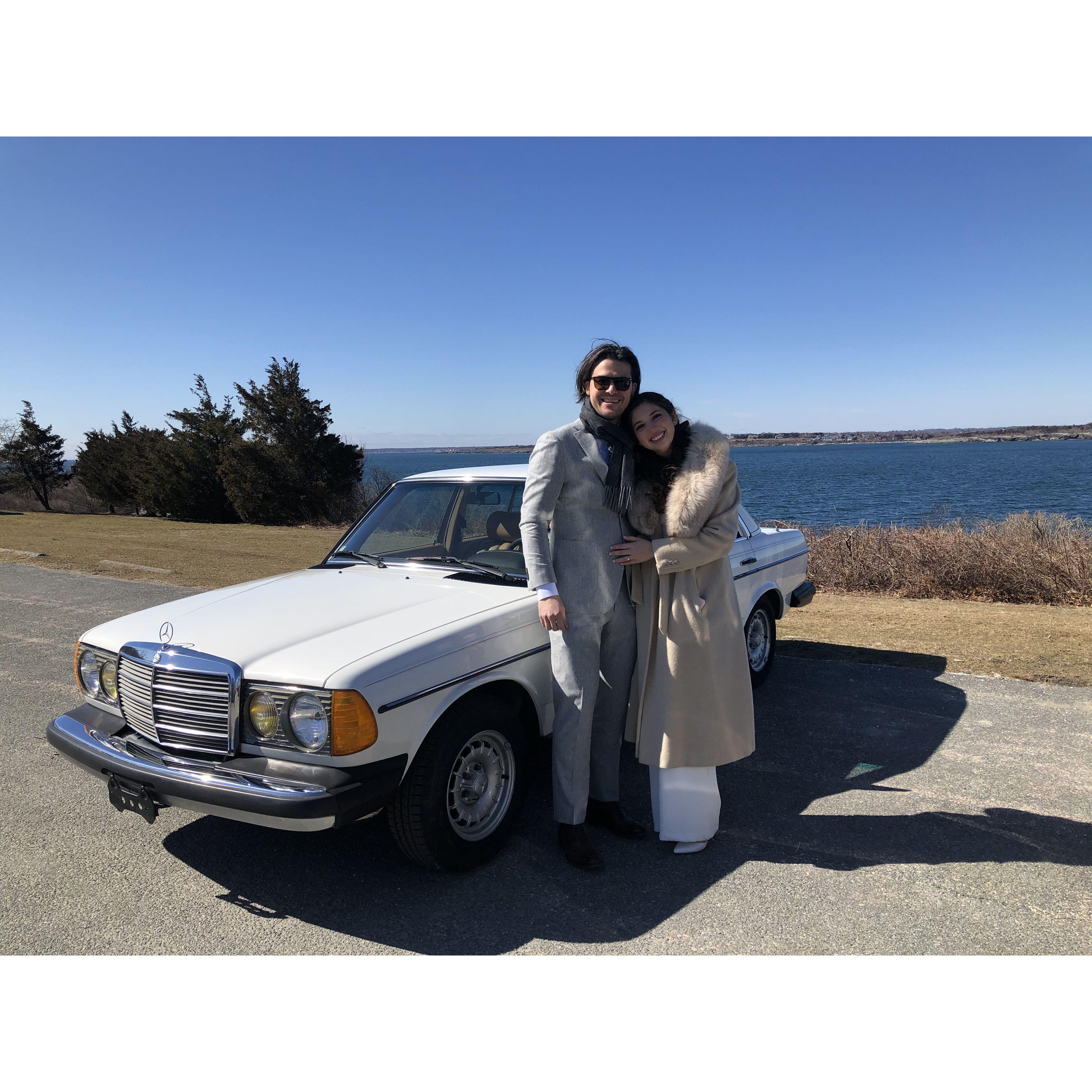 When we said "I do" for the first time at our little ceremony in Newport, Rhode Island