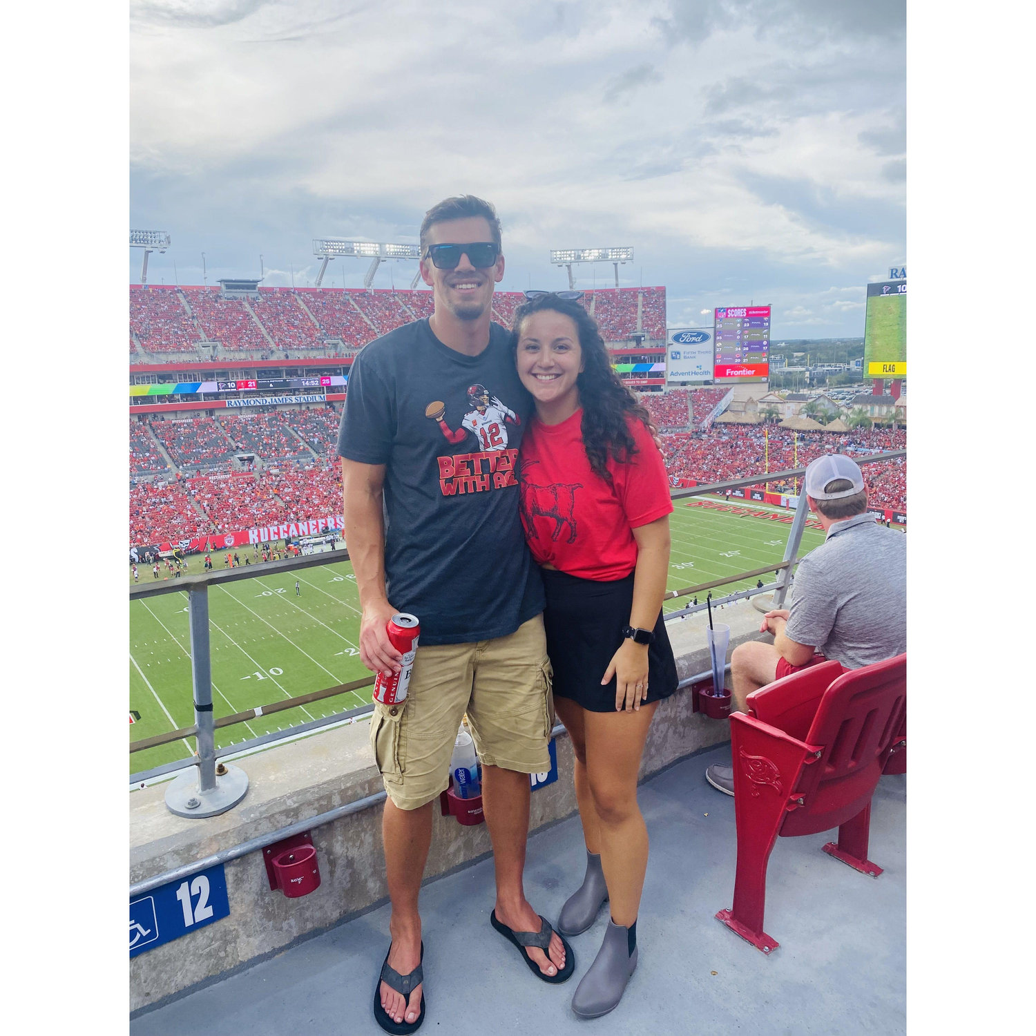 Sept 2021- move to FL for Johnny to start school. First Buccaneers game!