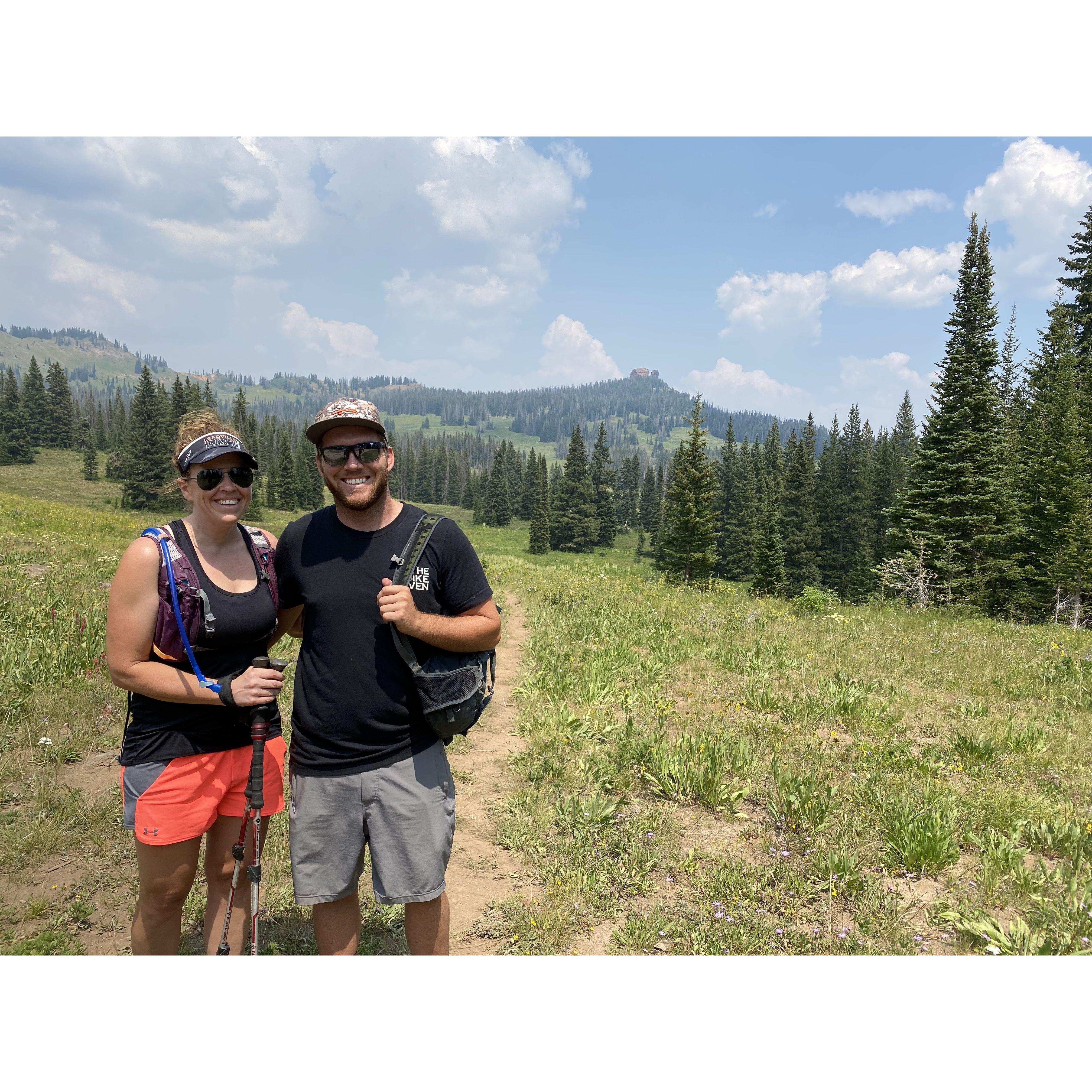 Hiking near Steamboat Springs, CO