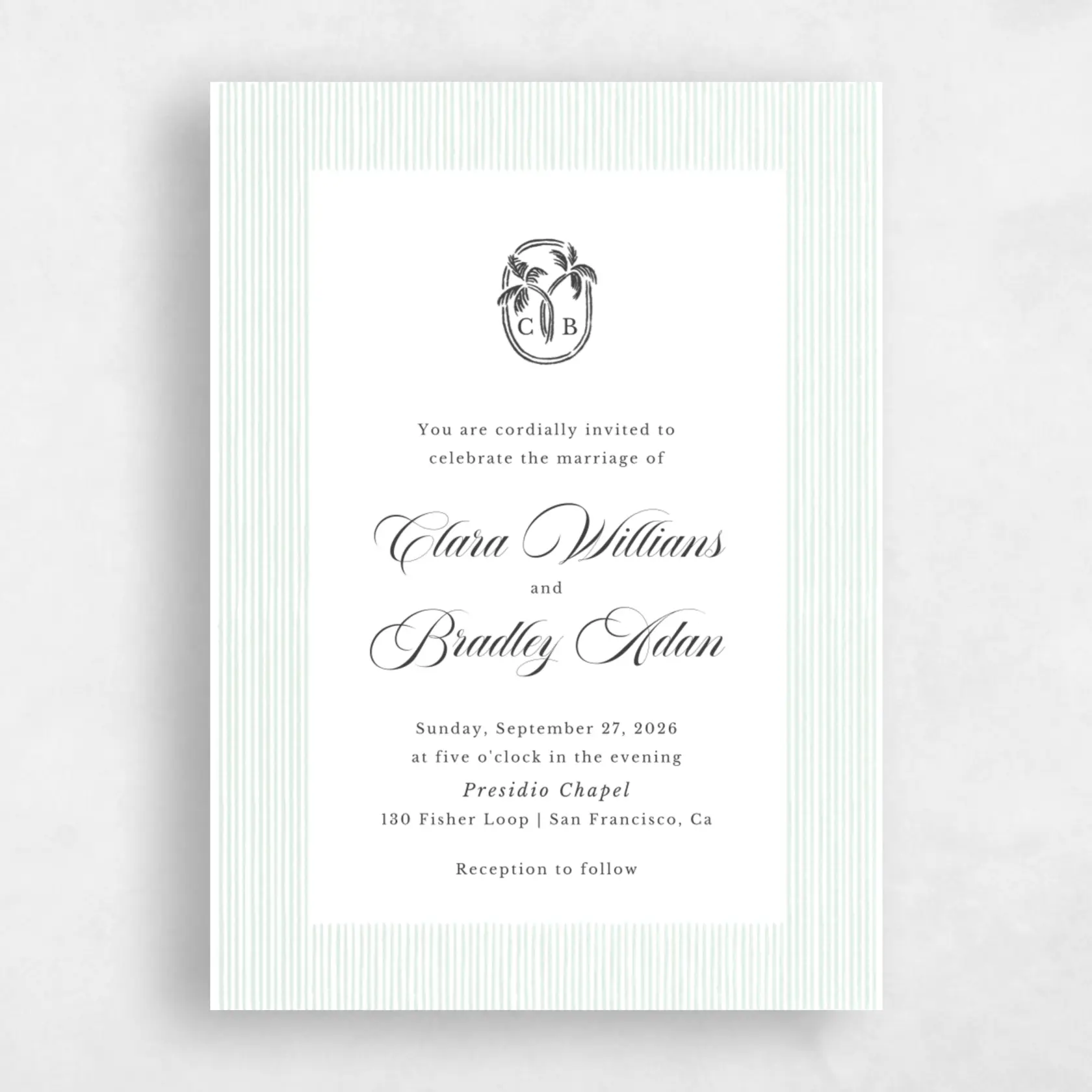 Invitation - Seychelles Portrait preview