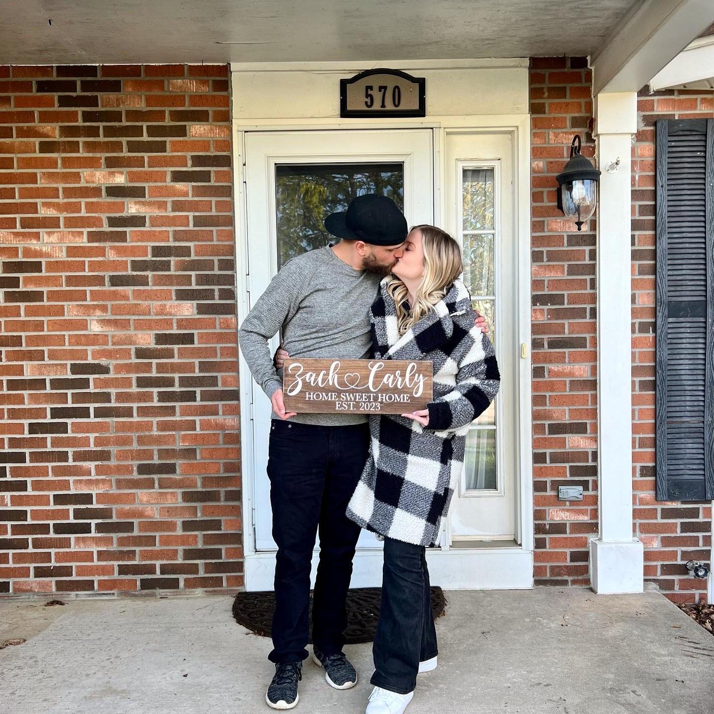We purchased a home together in Lake Zurich in 2023.