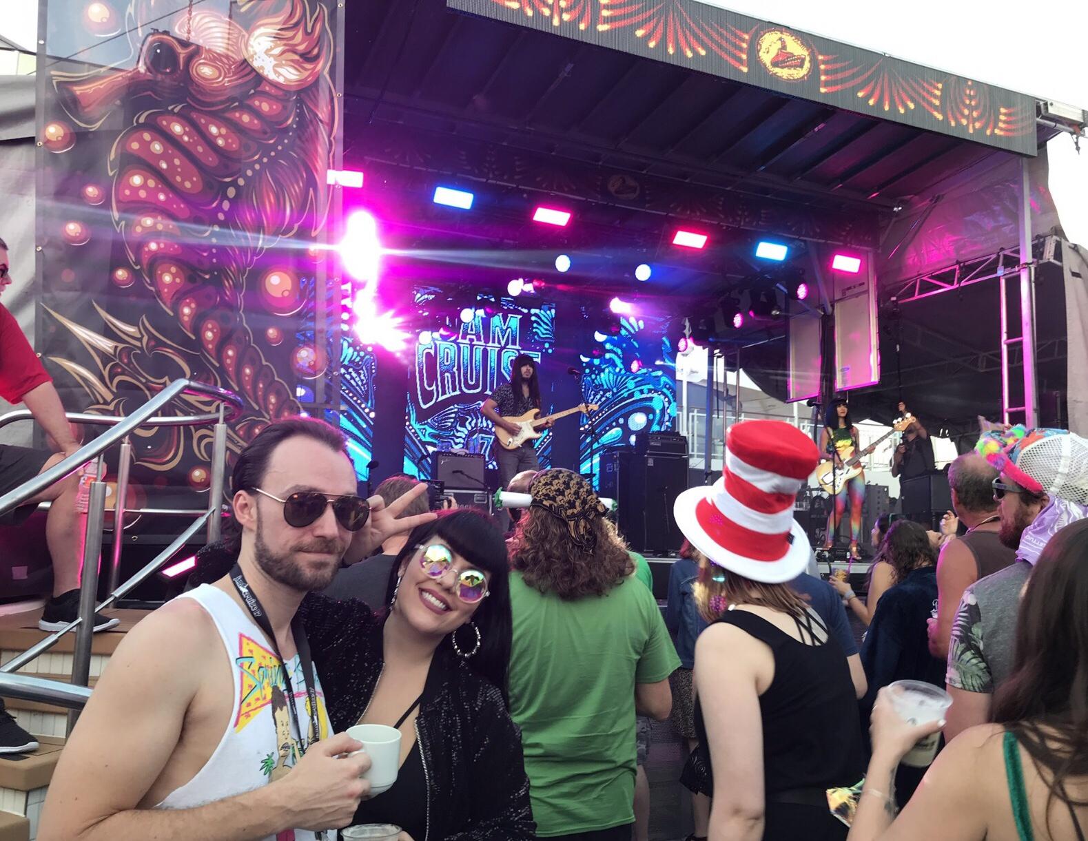 Seeing Khruangbin on Jam Cruise