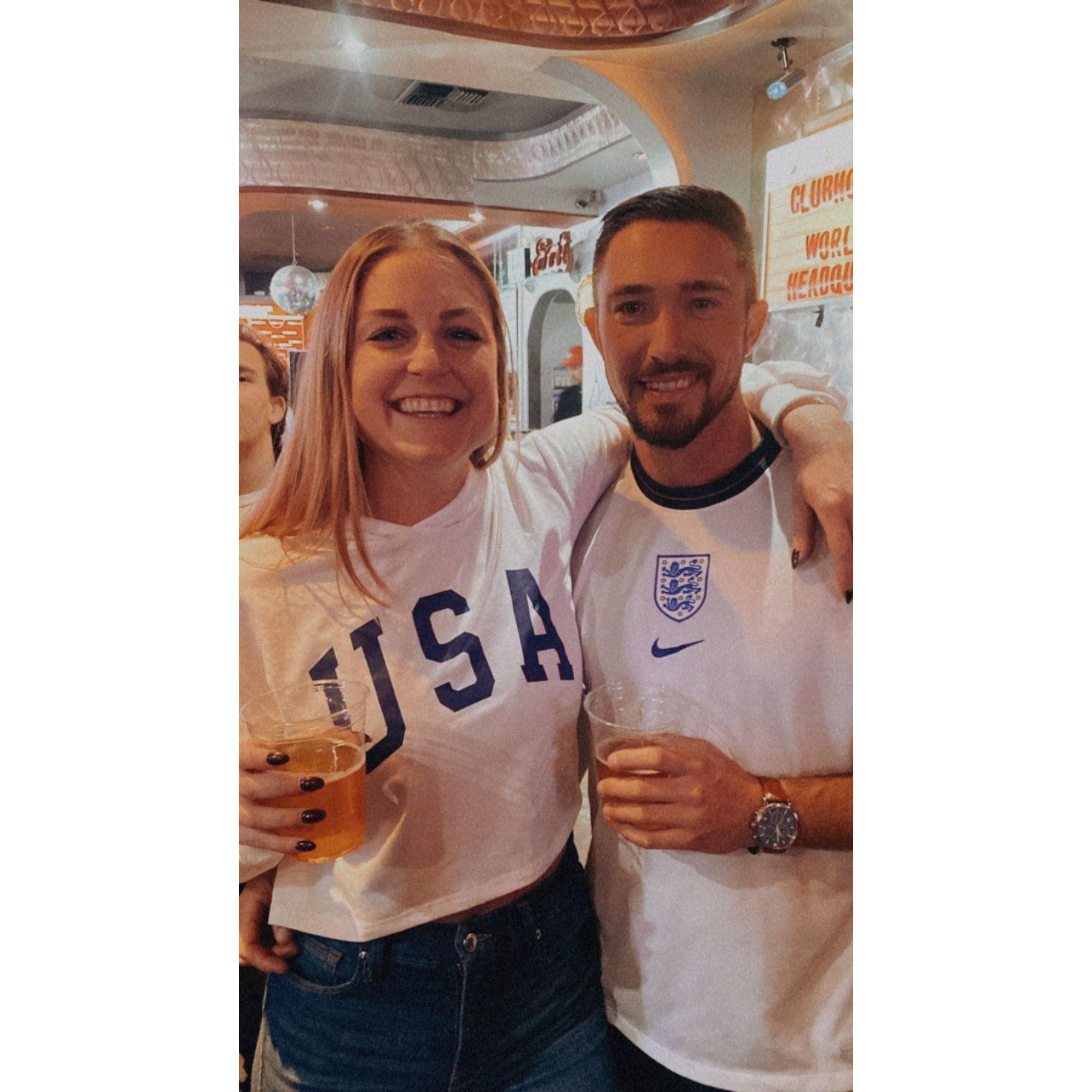 A little international football rivalry