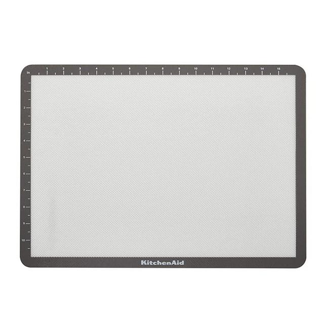 KitchenAid Silicone Baking Mat, 12x17-Inch, Gray