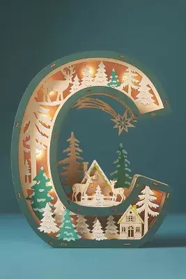 Wonderland Scene Monogram