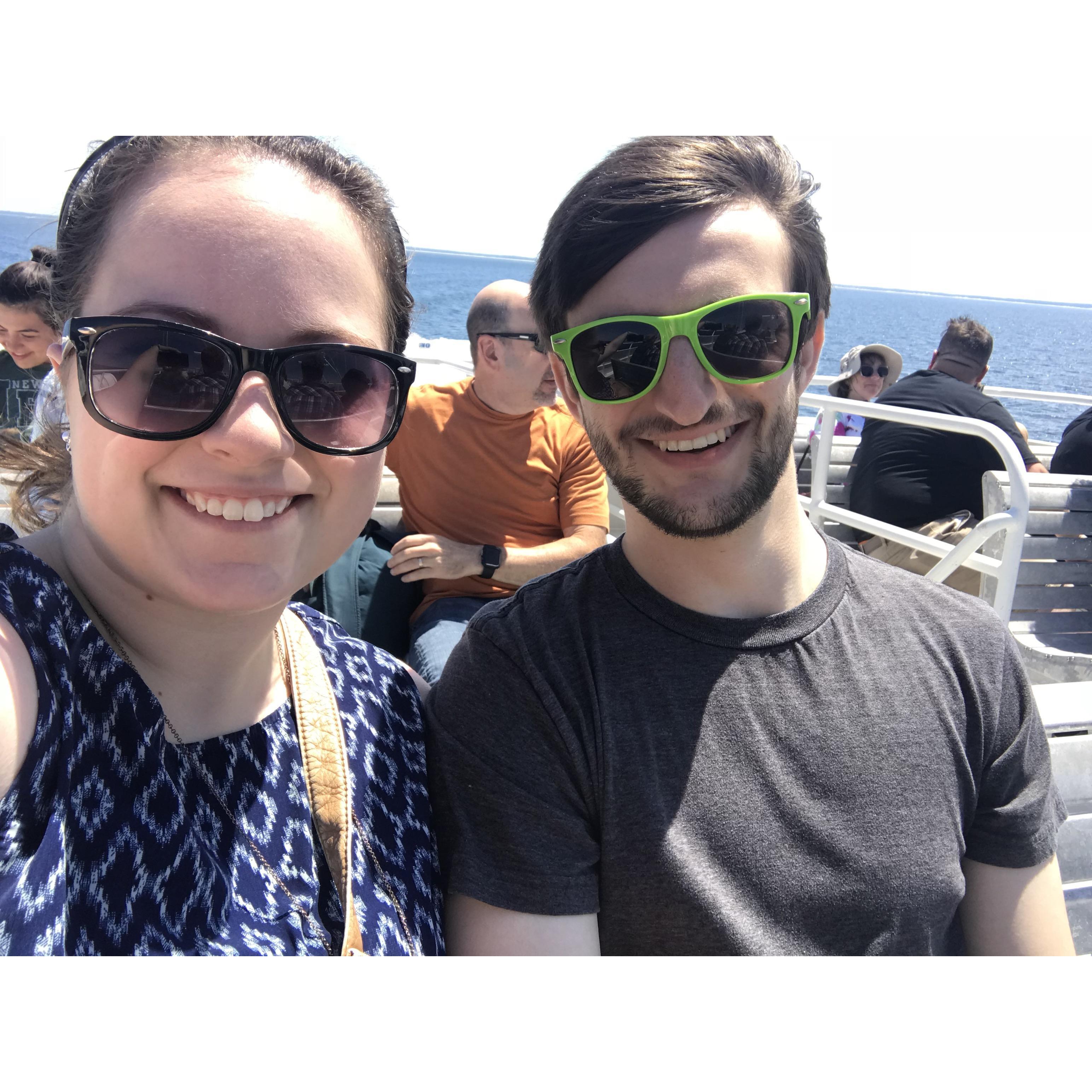 Whale watching in Boston, Summer 2018