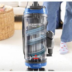 Bissell® CleanView Swivel Vacuum with Triple Action Brush Roll, Swivel Steering, Extension Wand, Easy-Empty Dirt Tank, Multi-Cyclonic Suction System, New 2024 Model