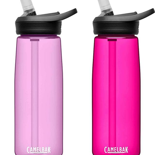 CamelBak eddy+ BPA Free Water Bottle 25 oz, 2-Pack, Dusty Lavender / Deep Magenta