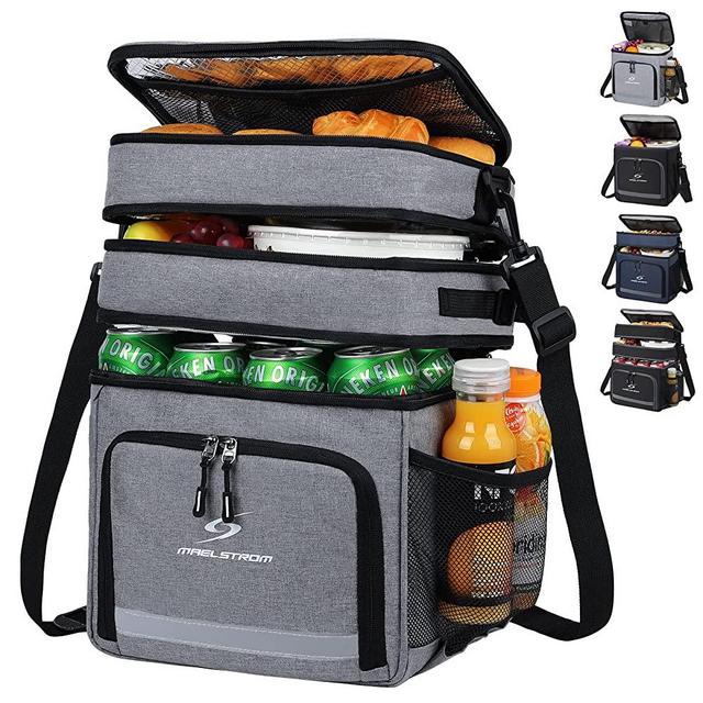 Maelstrom Lunch Box for Men,Insulated Lunch Bag Women/Men,Leakproof Lunch Cooler Bag,Lunch Tote Bag for Work School