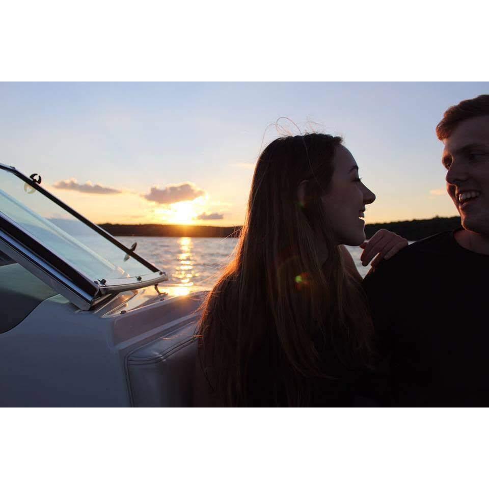 One of the many nights spent hanging out together on the boat