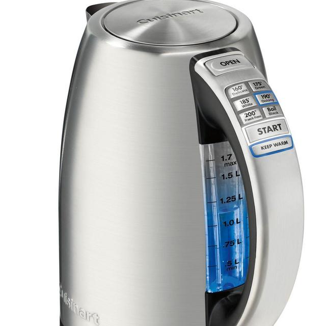 Cuisinart CPK-17AMZ Perfect Temp Cordless Programmable Kettle, Stainless Steel