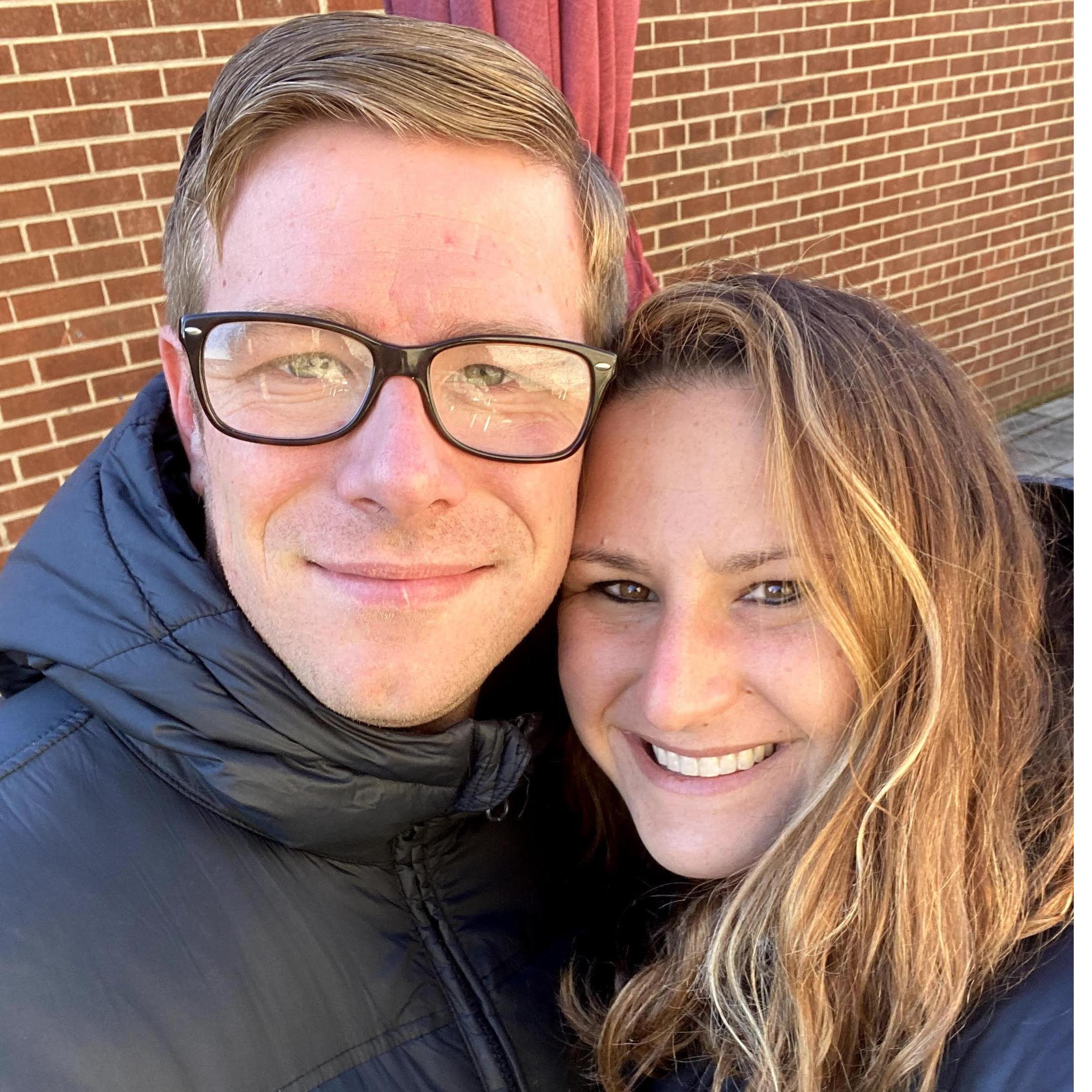 Celebrating our 3rd meet-iversary in Asheville, NC 12.1.2020
