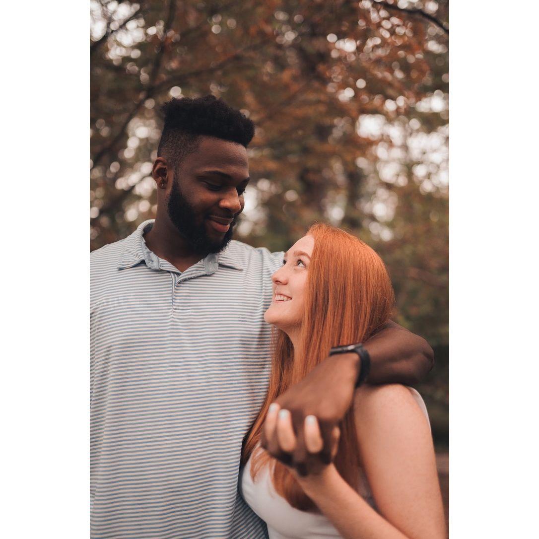 About 6 months into our relationship, we were both pretty certain we were meant to be (photo creds to the best man) ⌞ ⌝