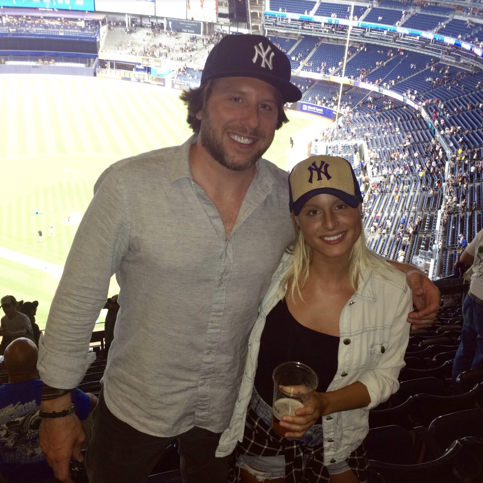 This photo was put on a billboard in Bryant Park for a day when Jay won a contest at his old work for Horizon Media!