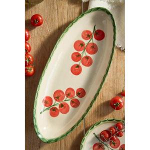 Garden Tomato Stoneware Serving Dish