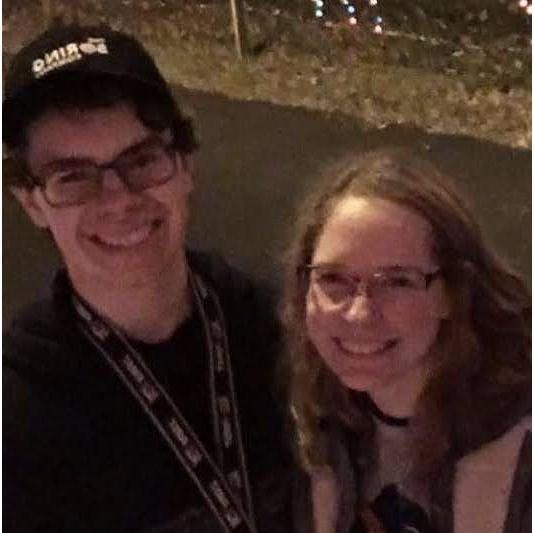 One of our first pictures together in 2017 when most people did not even know we were dating.