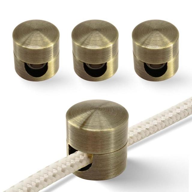 Cord Anchors for Desk Organization, PRUNLLA Cable Holders Lamp Hook for Fabric Electrical Cord, Cord Clips for Home Decor, Office, Nightstand | Multi-Function, Modern