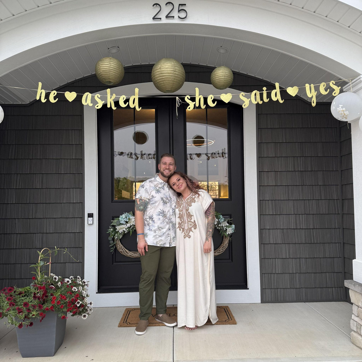 engagement party at the Pretzlav's