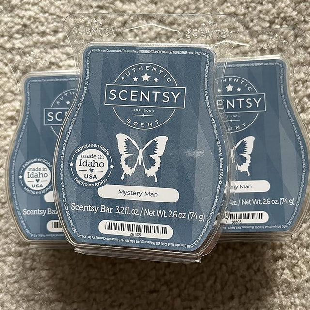 Scentsy Mystery Man Wax Bar 3-Pack