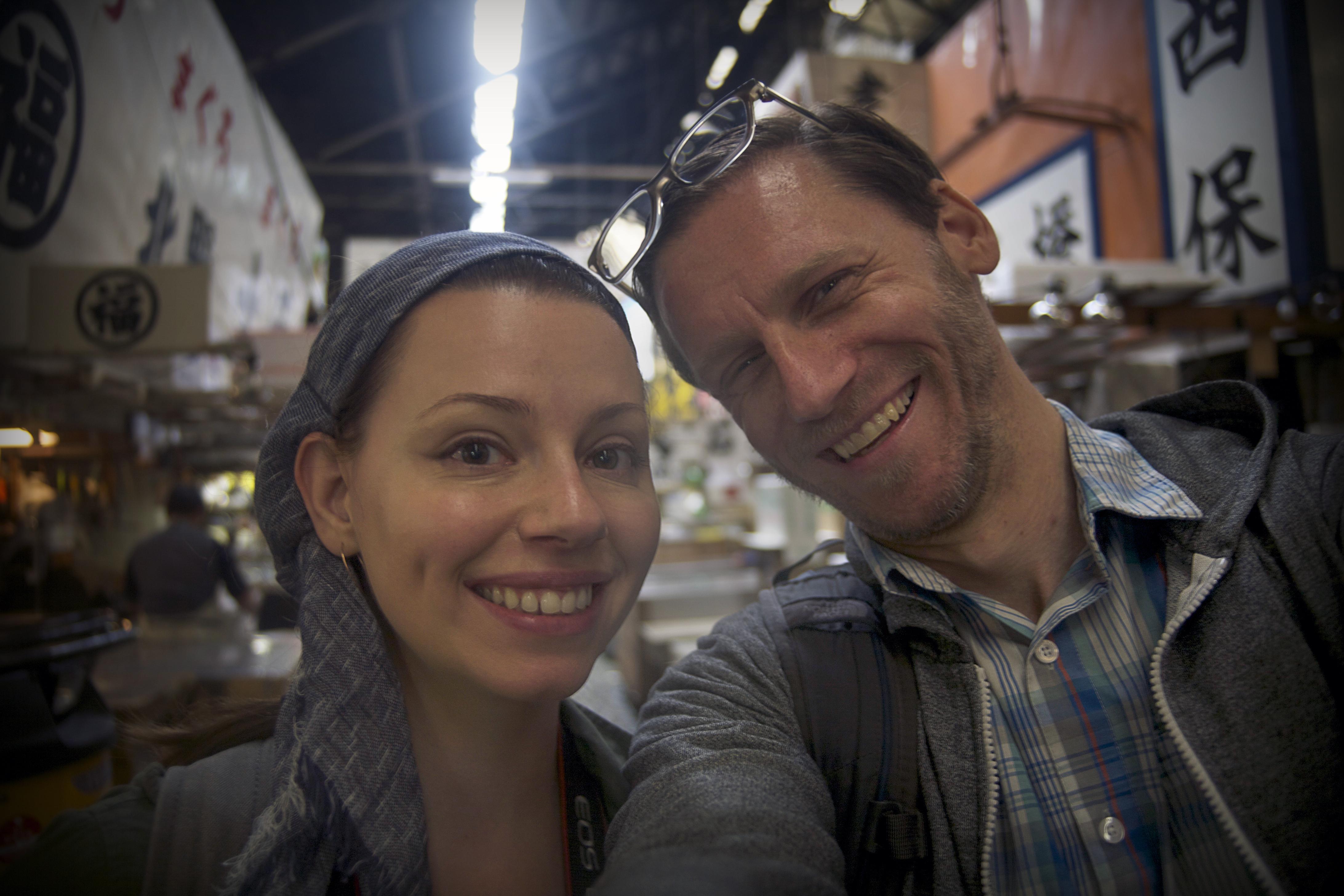in a Japanese fish market