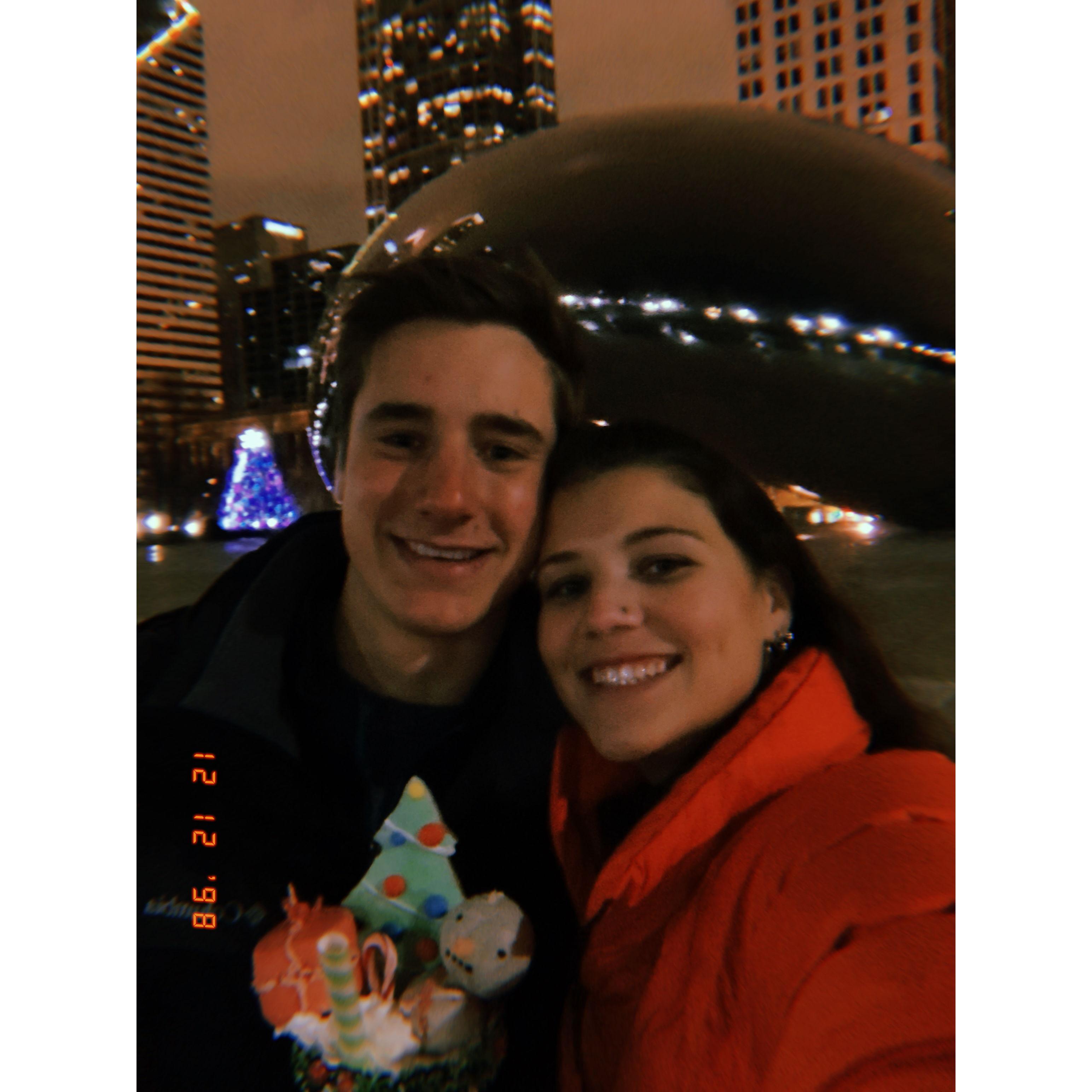 We love to visit downtown Chicago around Christmas time and get JoJo's Christmas shakes!