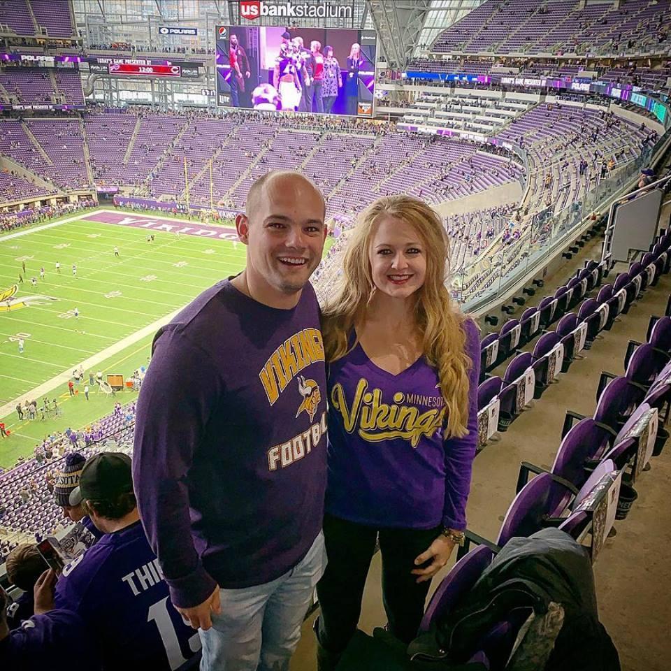 First NFL game in Minneapolis, MN, Vikings vs. Lions!-2018