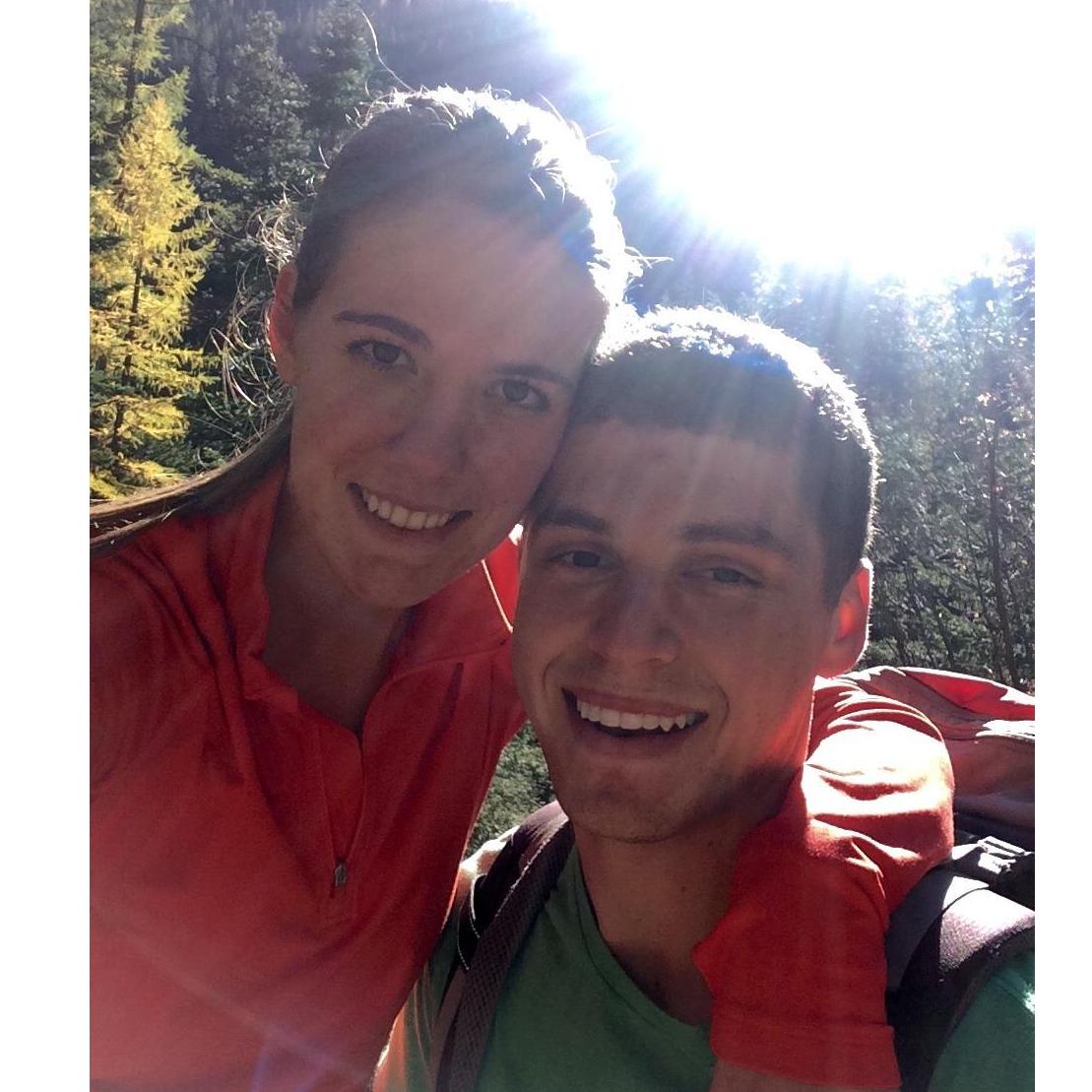 Also on the hike in Montana - we almost got lost in the woods.
