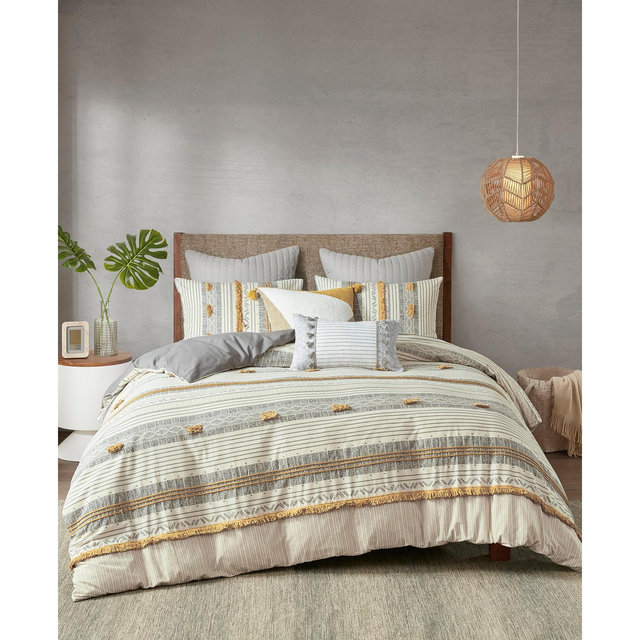 INK+IVY Cody 3-Piece Cotton Comforter Set, Full/Queen