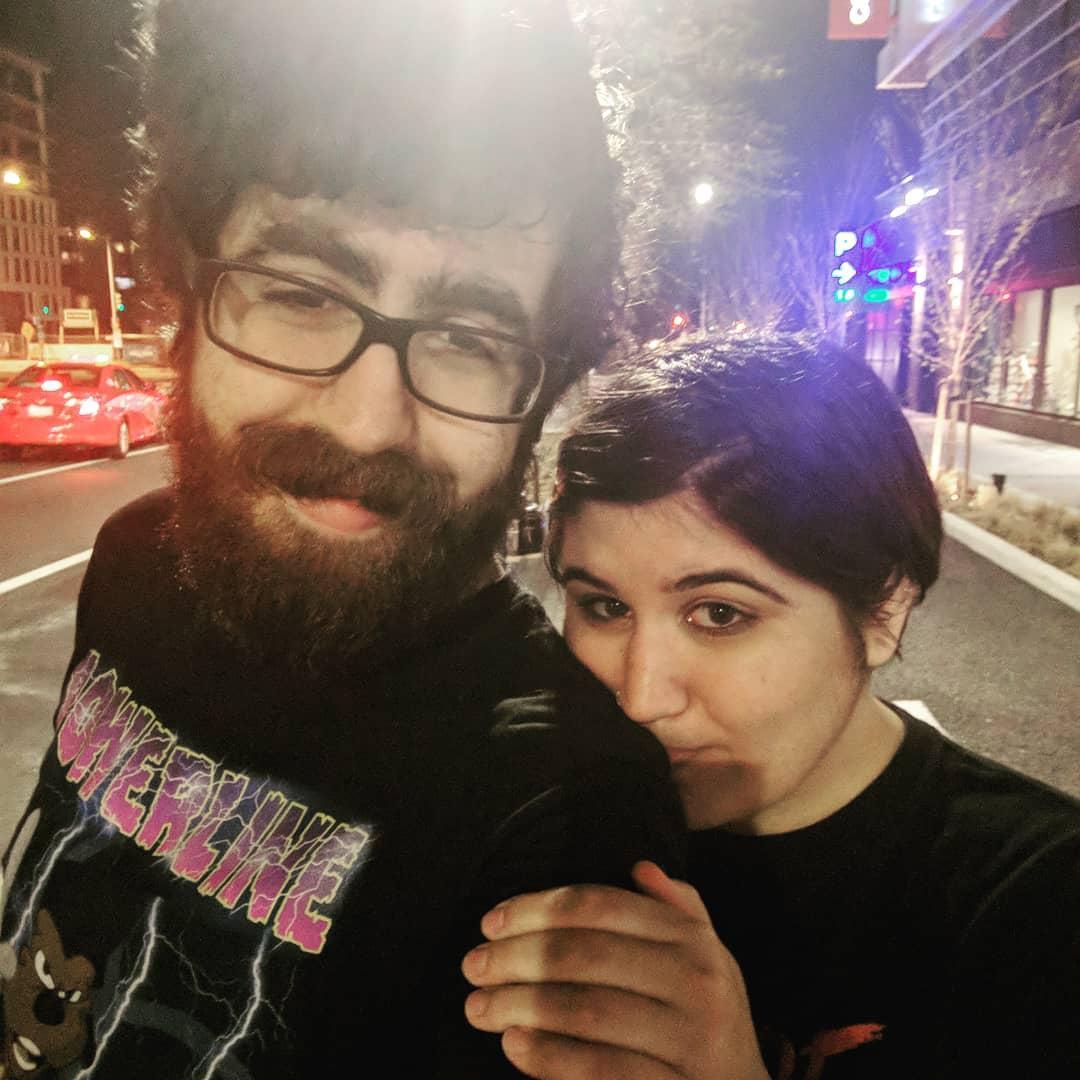 The two of us after seeing Jeff Rosenstock, 2018