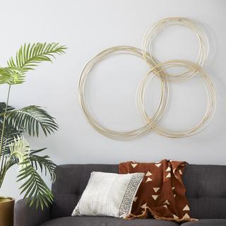 Contemporary Intertwined Wires Wall Decor