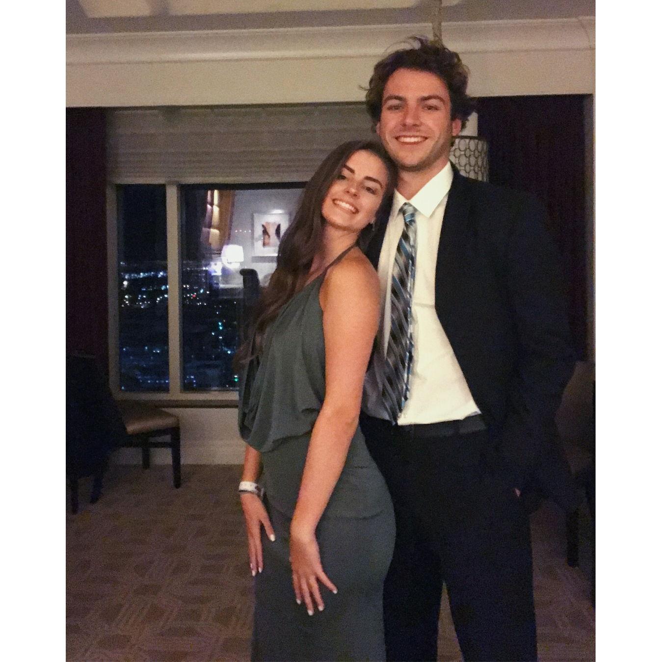 Savana and Ben visited Vegas in 2018.