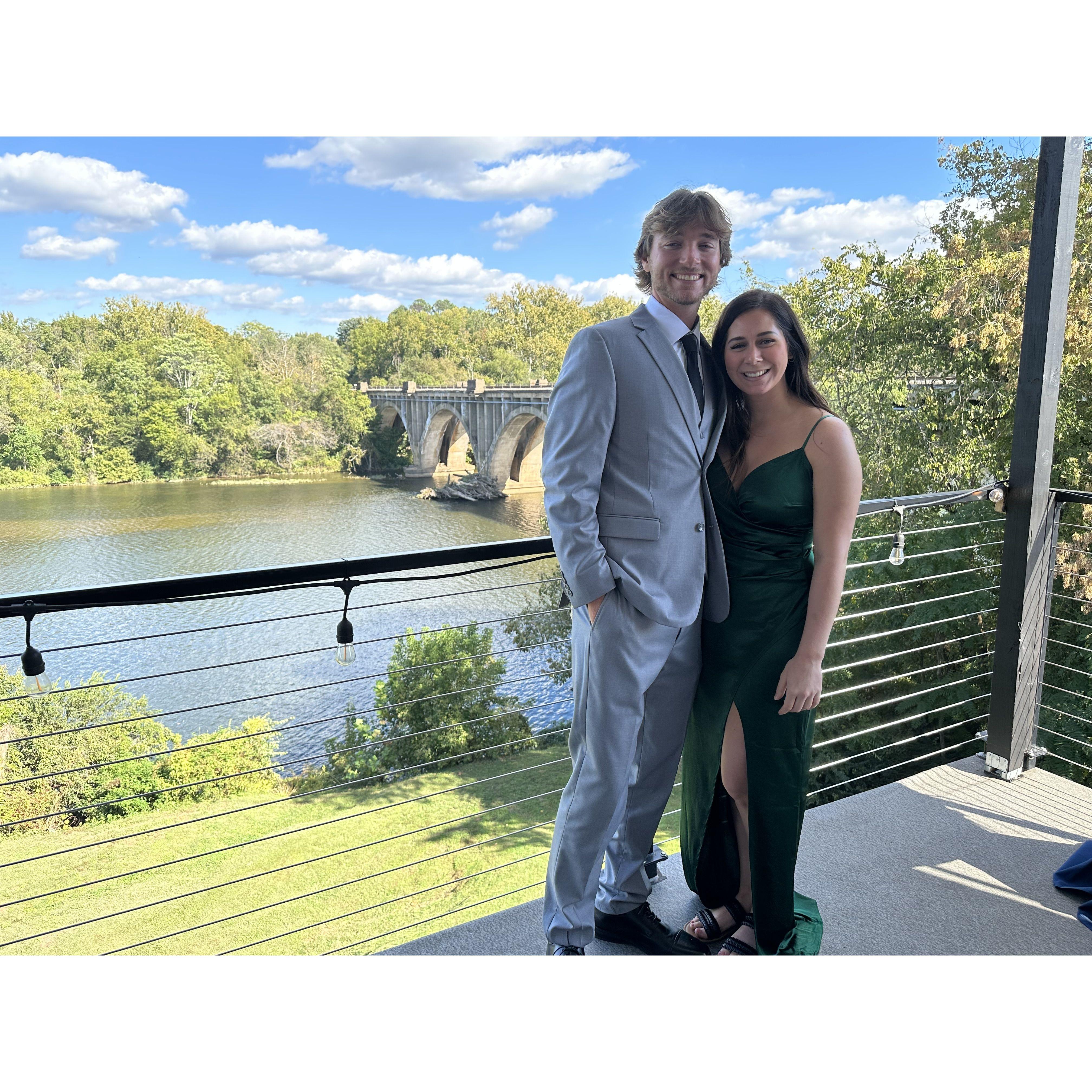 Drove over 15 hours for this picture. One of the few weddings we have been to together.