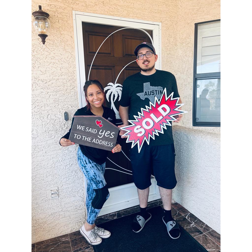 1st day as homeowners - June 2022