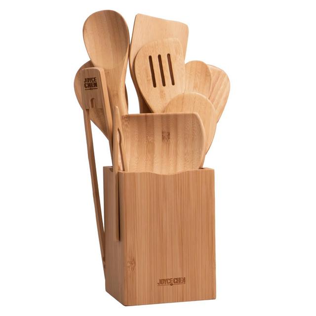 Joyce Chen 11 Piece Burnished Bamboo Utensil Set