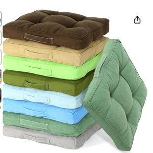8 Pieces Floor Cushions for Kids Classroom Flexible Floor Seating Cushions Floor Pillows for Home School Kindergarten Daycare Nursery(Dark Color,Square)