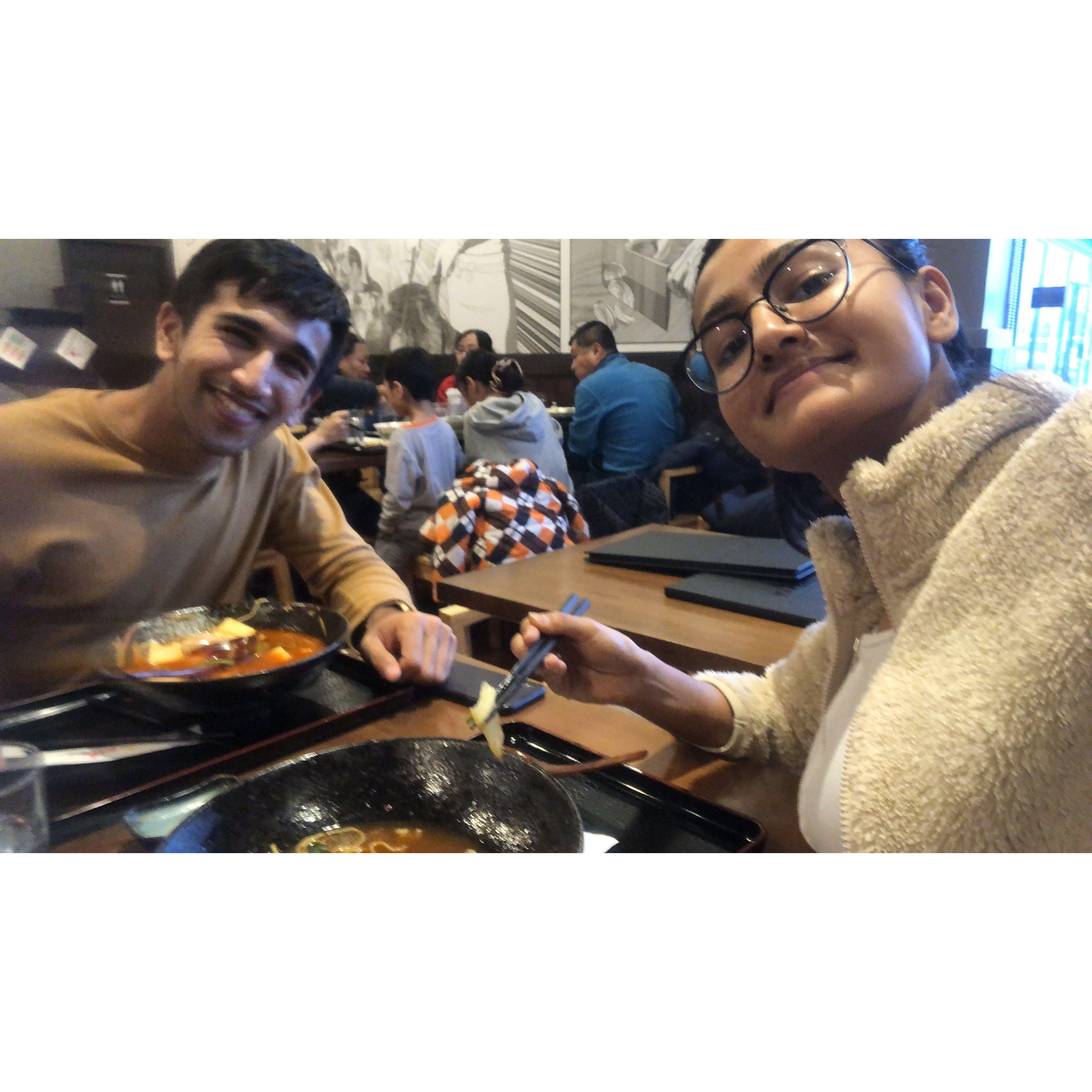 We are obsessed with Kamen Ramen. It is the best ramen restaurant EVER.