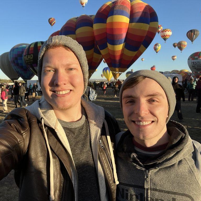 Trevor's first balloon fiesta (2023).