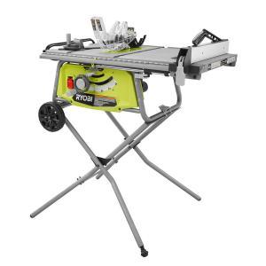 10 in. Table Saw with Rolling Stand