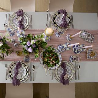 Violet Check Candlestick